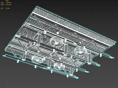 Ceiling Ventilation 3D model