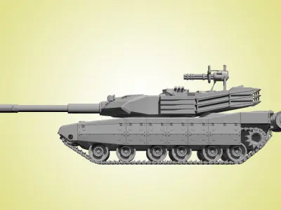 M1 Abrams Tank 3D model purchase