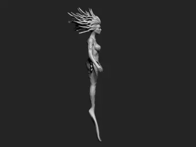 Mermaid 3D model purchase