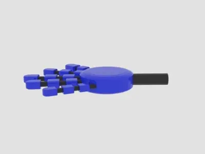  Round Robot Arm  3D model