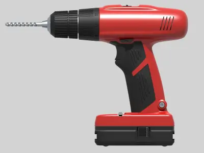 Portable Drill 3D model