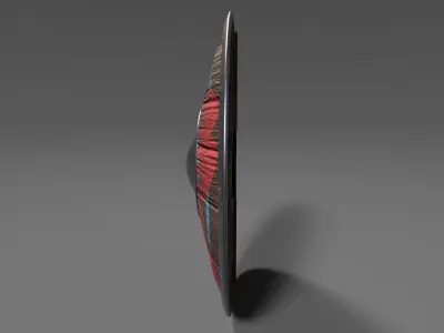 Viking Shield 5 Low-poly 3D model
