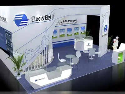 Exhibition - Area -6X9-3DMAX2012-07 3D model