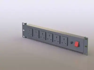 Elcom-power distribution box 3D model