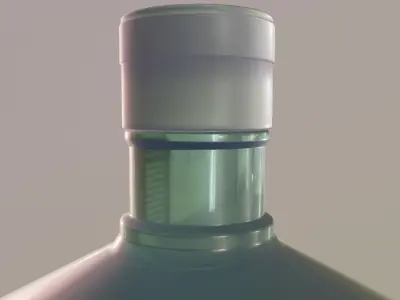 Water bottle 3D model