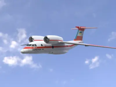 antonov 74 Free 3D model
