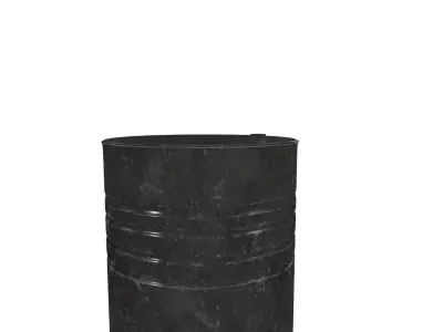 Barrel marble cylinder Free 3D model