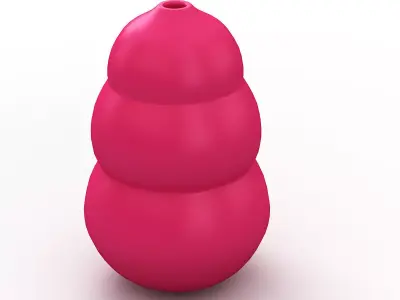 Kong Style Dog Toy 3D model