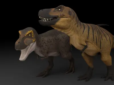 Tyrannosaurus rex  Low-poly 3D model buy