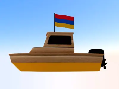 Armenia Fishing Boat 3D model