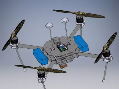 X4 Developer Quadcopter 3D model