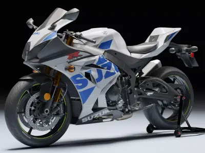 Suzuki GSX R 1000 R 2020 Low-poly 3D model