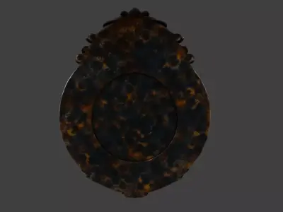 Ornate Reflection Low-poly 3D model