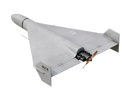 Shahed-136 Kamikaze Drone Geranium-2  Low-poly 3D model