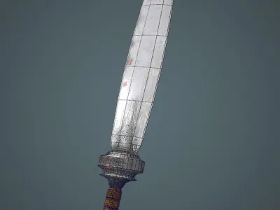 Dagger sword 3D model buy