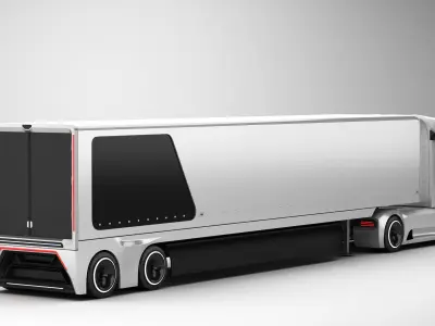 Generic Future Truck EV 3D model