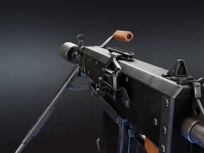 Russian 6p62 Rifle Low-poly 3D model