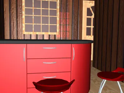Fish Cabin Free 3D model