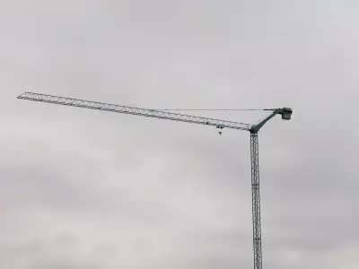 City Crane - Tower Crane 3D model