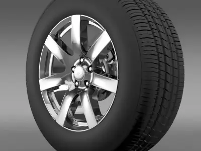Jeep Wrangler Indian Summer 2014 wheel 3D model
