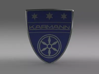 Karmann logo 3D model