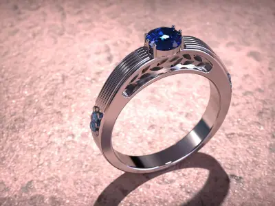 Rings men industrial design stl  3D print model