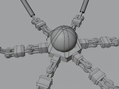 Sci-Fi Spider Robot 3D model