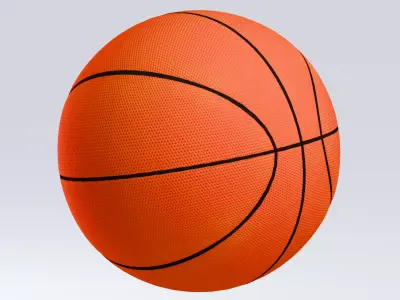 Balls Pack - Basketball Ball Low-poly 3D model