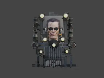 gman SKIBIDI 3D model