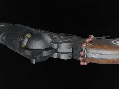 Exorcist Revolver Low-poly 3D model