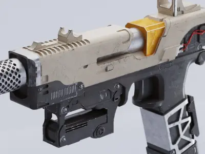 Handgun - Realistic Firearm  3D model