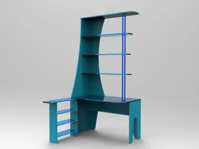 Workplace giraffe desk 3D model