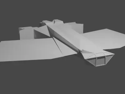 Spacecraft F-1T 3D print model