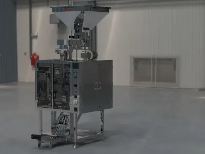 Vffs packing machine 3D model