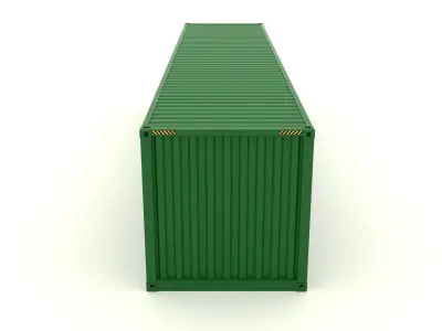 Shipping Container Evergreen 3D model purchase