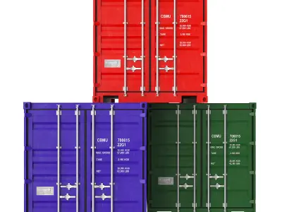 Shipping Container  3D model get