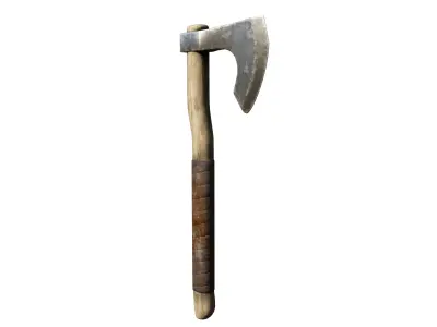 Ax Medieval Low-poly 3D model order