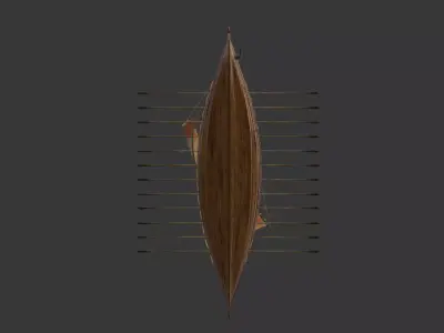 Vikingboat 3D model