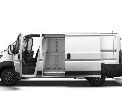 Vauxhall Movano e Van L2H1 HQ Interior 2025 3D model
