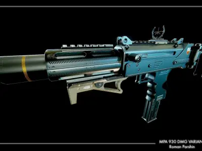 MPA 930 DMG Variant Low-poly 3D model
