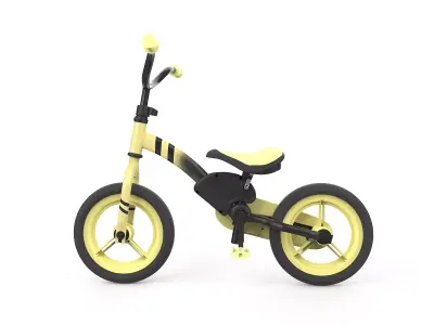 Kids Balance Training Bicycle Model 3D model