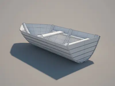 Small Boat 3D model