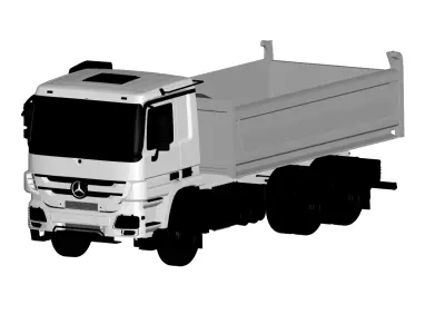 Mercedes-Benz Actros Truck 3D model