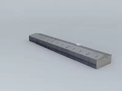 Another hangar in LAX, LA, CA, USA Free 3D model