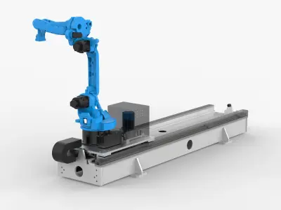 Ground Rail Joint Welding Robot 3D model