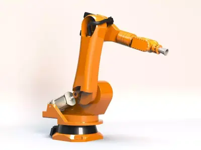 ABB Industrial Robot Low-poly 3D model