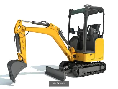 Road Construction Equipment  3D Model Pack purchase