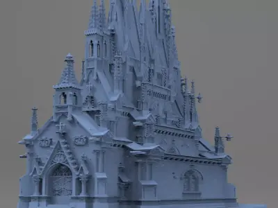 Halloween Mausoleum 6 3D model