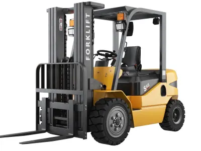 Forklift 3D model purchase