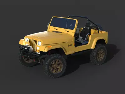 JEEP WRANGLER 3D model purchase